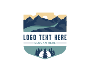 Mountain Outdoor Destination Logo