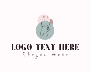 Goddess - Nude Woman Beautiful logo design