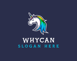 Lgbt - Mythical Gaming Unicorn logo design