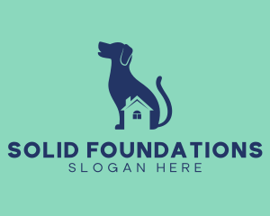 Hound - Pet Dog House logo design