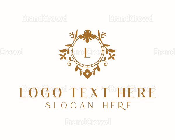 Stylish Flower Boutique Logo