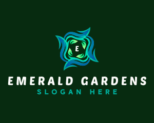 Organic Leaves Plant logo design