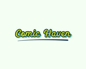 Comics - Comic Retro Handwriting logo design