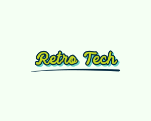 Comic Retro Handwriting logo design