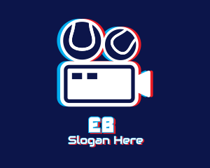 Static - Glitchy Sports Vlogger logo design