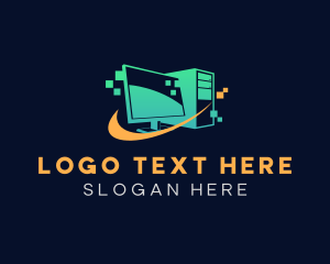 Website - Computer Pixel Technology logo design