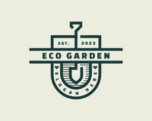 Shovel Grass Landscaping logo design