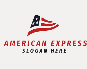 USA Campaign Flag logo design