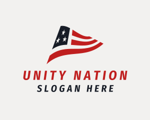 USA Campaign Flag logo design