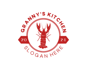 Lobster Seafood Restaurant logo design