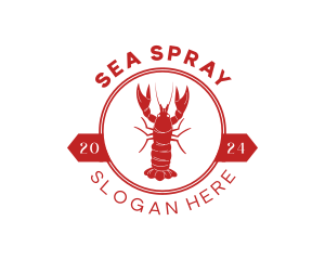 Lobster Seafood Restaurant logo design