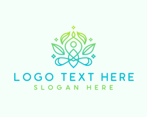 Lifestyle - Yoga Leaf Wellness logo design