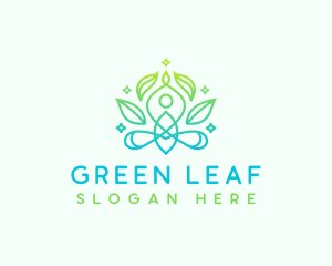 Yoga Leaf Wellness logo design