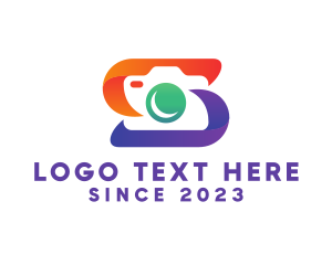 Camera Repair - Letter S Photography Studio logo design