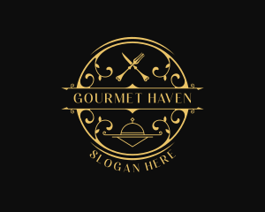 Gourmet Buffet Restaurant logo design