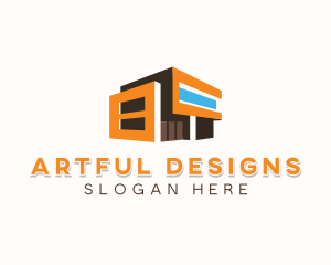 Home Interior Design Architect logo design