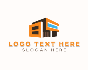 Contractor - Home Interior Design Architect logo design