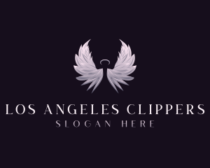 Spiritual Angel Wings logo design