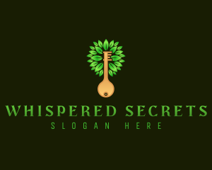 Secret - Nature Tree Key logo design