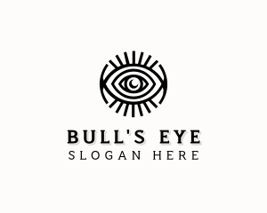 Celestial Boho Eye logo design