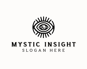 Celestial Boho Eye logo design