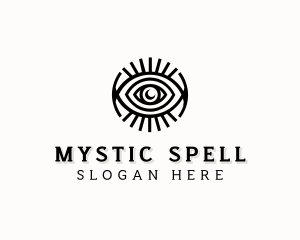 Spell - Celestial Boho Eye logo design