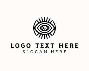 Pagan - Celestial Boho Eye logo design