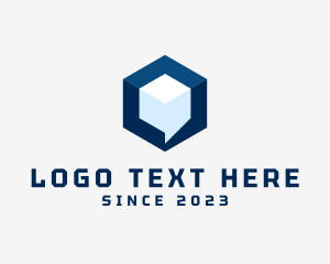 Online Forum - Digital Social Chat logo design