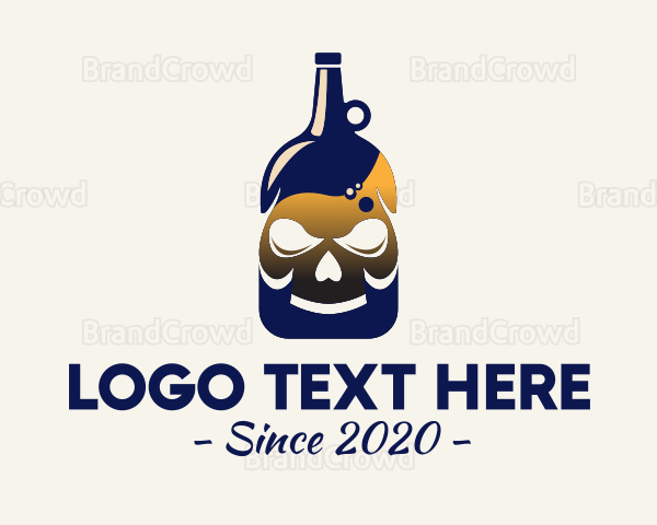 Skull Liquor Bar Logo