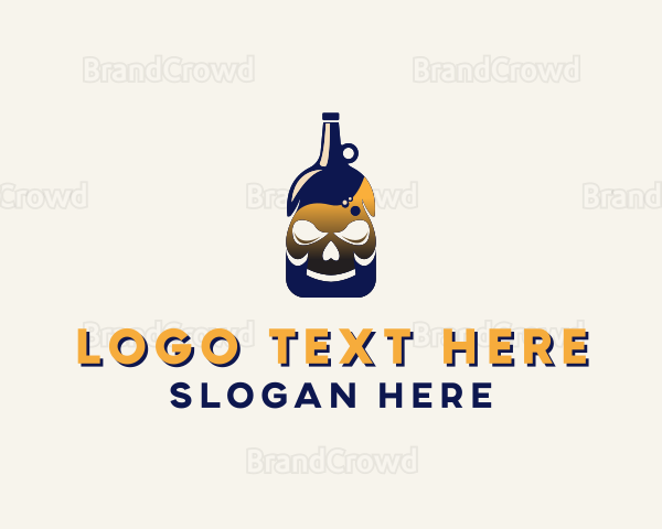 Skull Liquor Bar Logo