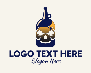 Skull Liquor Bar  Logo