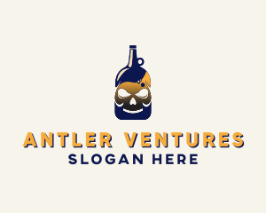 Skull Liquor Bar  logo design