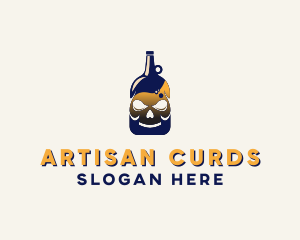 Skull Liquor Bar  logo design