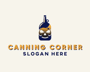 Skull Liquor Bar  logo design