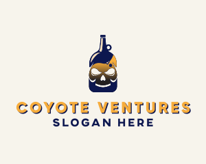 Skull Liquor Bar  logo design