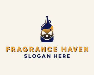 Skull Liquor Bar  logo design