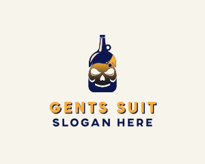 Skull Liquor Bar  logo design