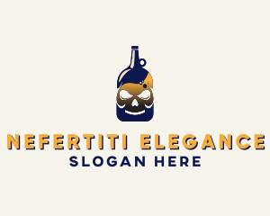 Skull Liquor Bar  logo design