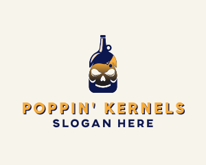 Skull Liquor Bar  logo design