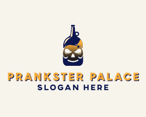 Skull Liquor Bar  logo design