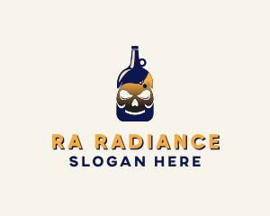 Skull Liquor Bar  logo design