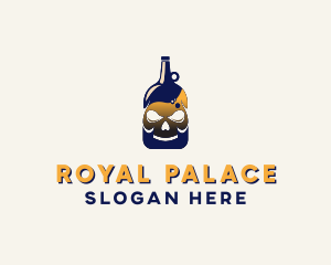 Skull Liquor Bar  logo design