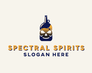 Skull Liquor Bar  logo design