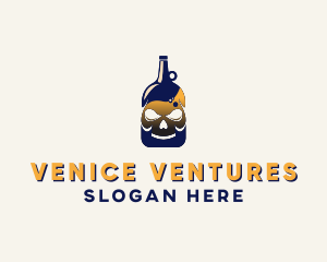 Skull Liquor Bar  logo design