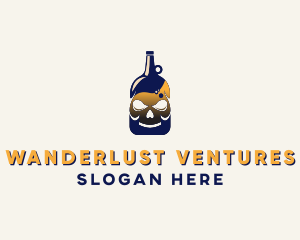 Skull Liquor Bar  logo design