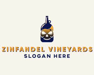 Skull Liquor Bar  logo design