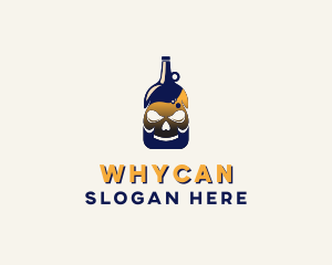 Beverage - Skull Liquor Bar logo design