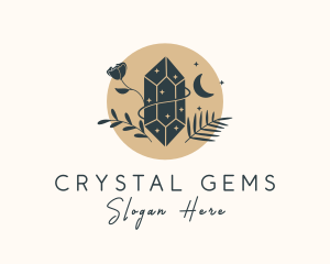 Cosmic Precios Gem logo design