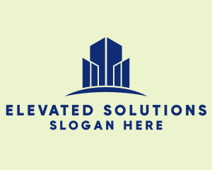 High Rise Real Estate  logo design