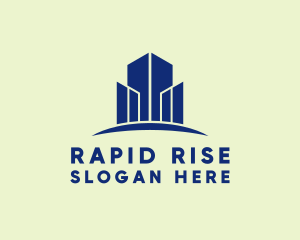 High Rise Real Estate  logo design